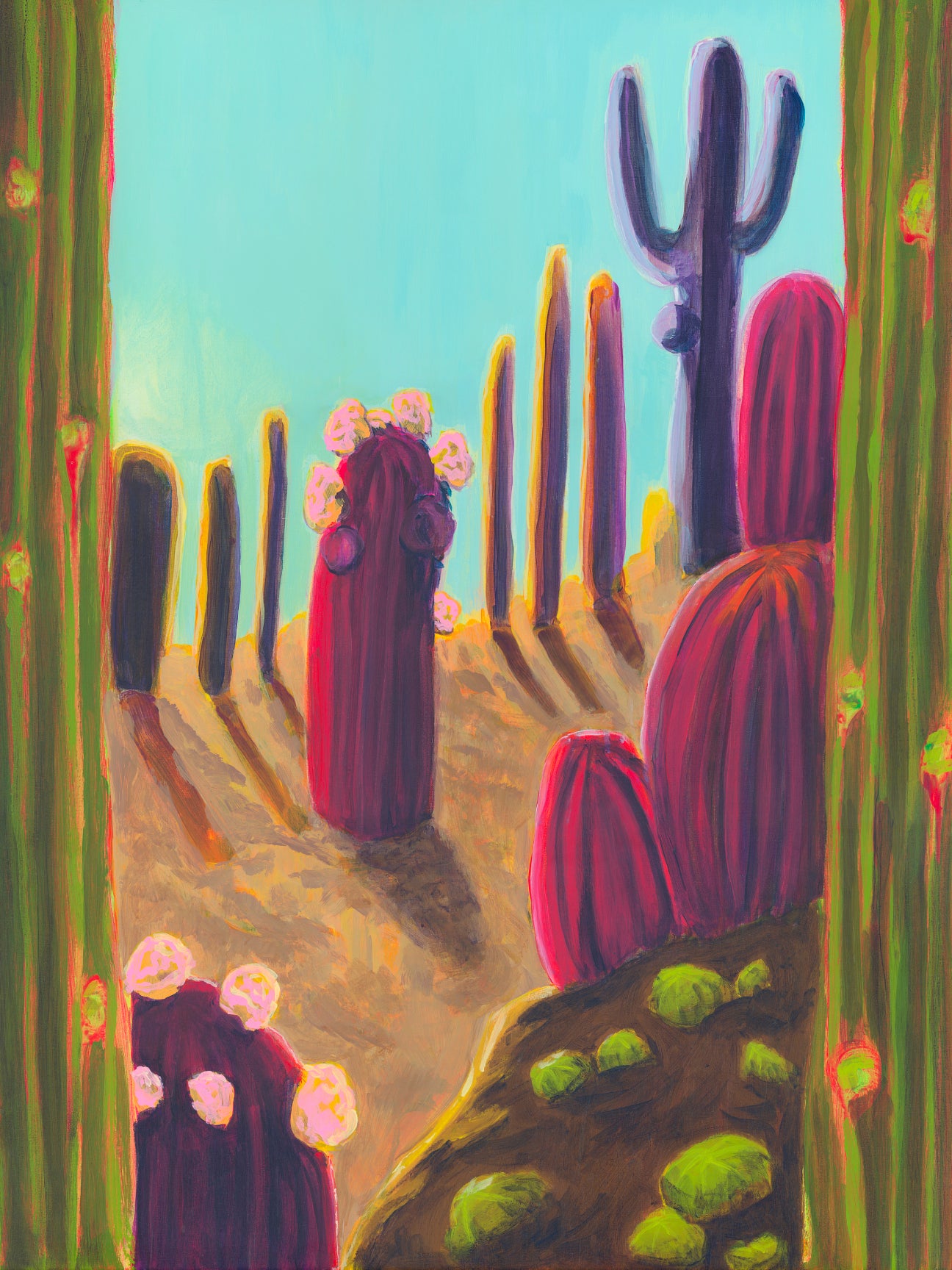 Archival Print- Between Two Cactuses