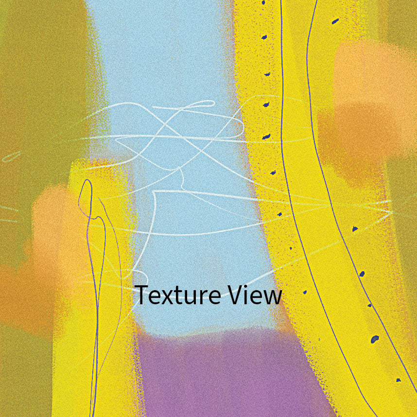 Yellow,Green/Purple Poster