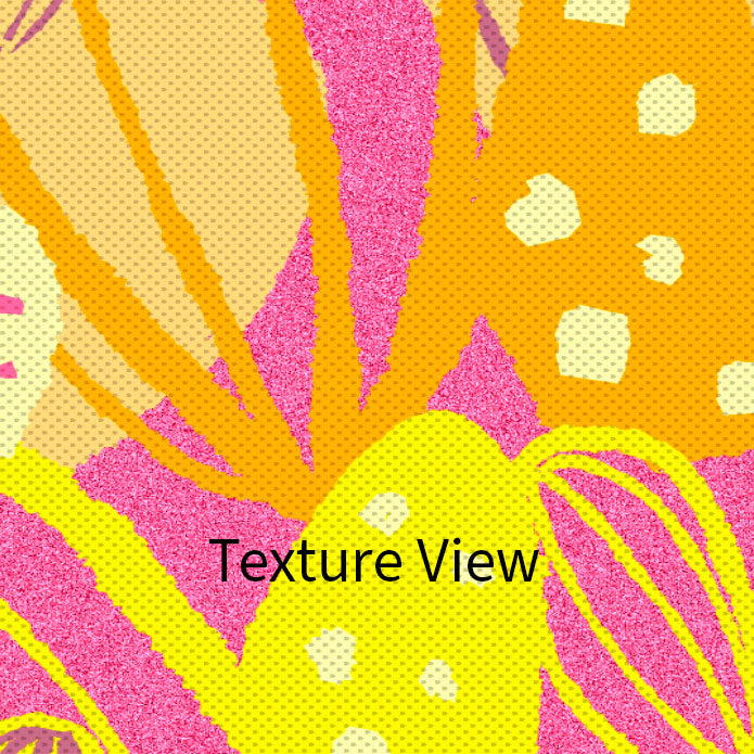 Pink/Yellow Bright Cactus Poster