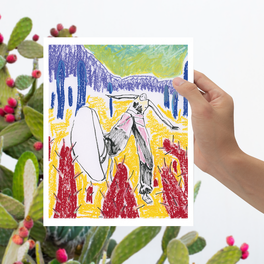 Energy Figure in a Primary Color Field