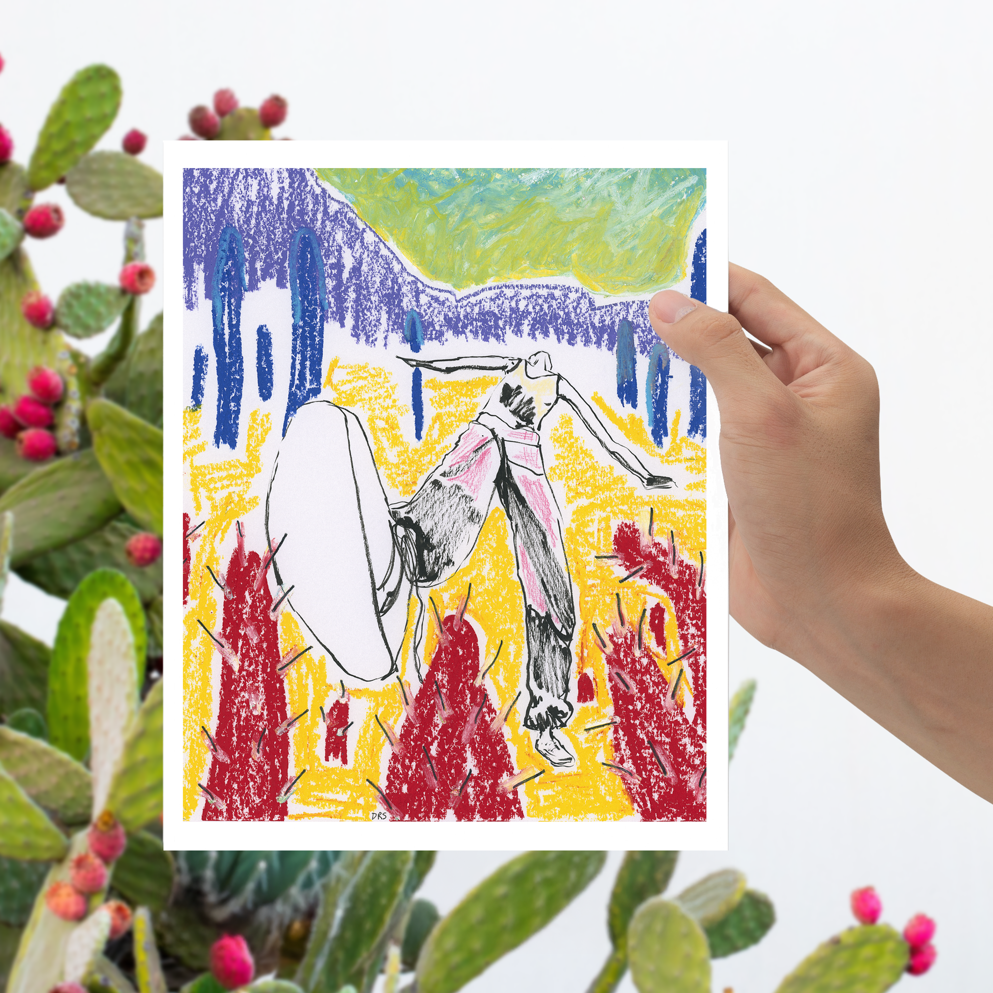 Energy Figure in a Primary Color Field