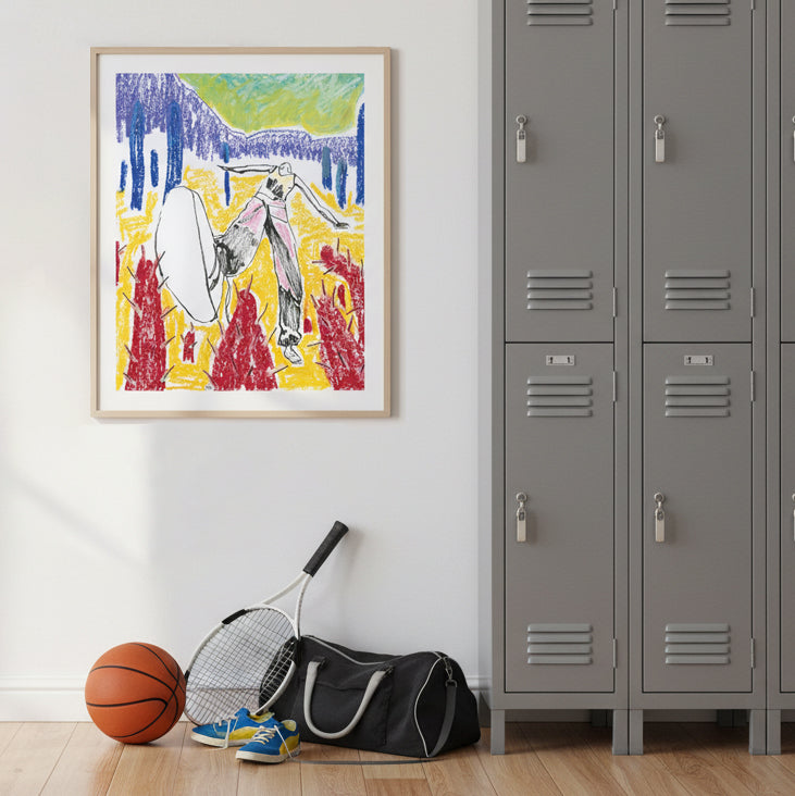 Energy Figure in a Primary Color Field