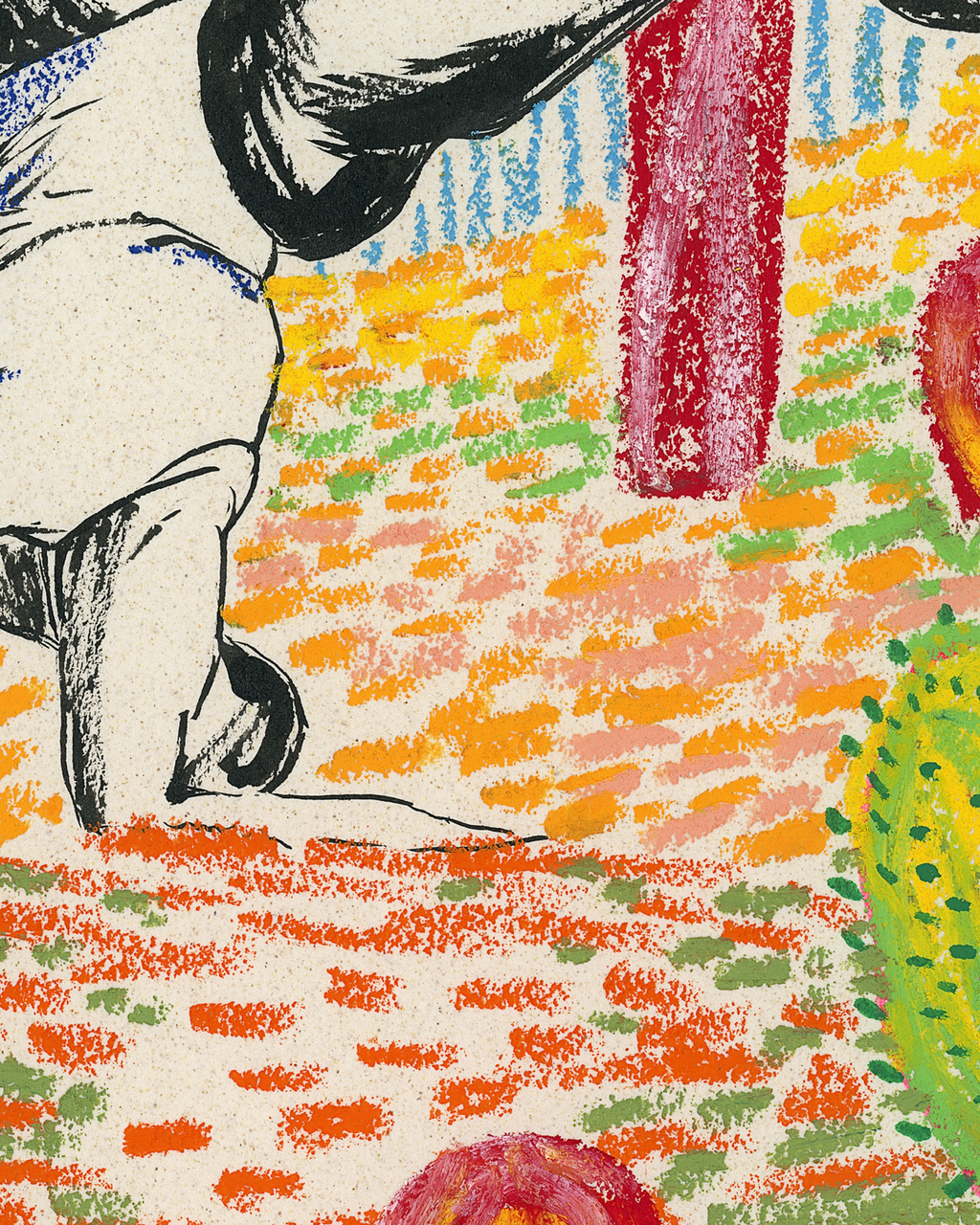 Headstand in the Desert-Colorful