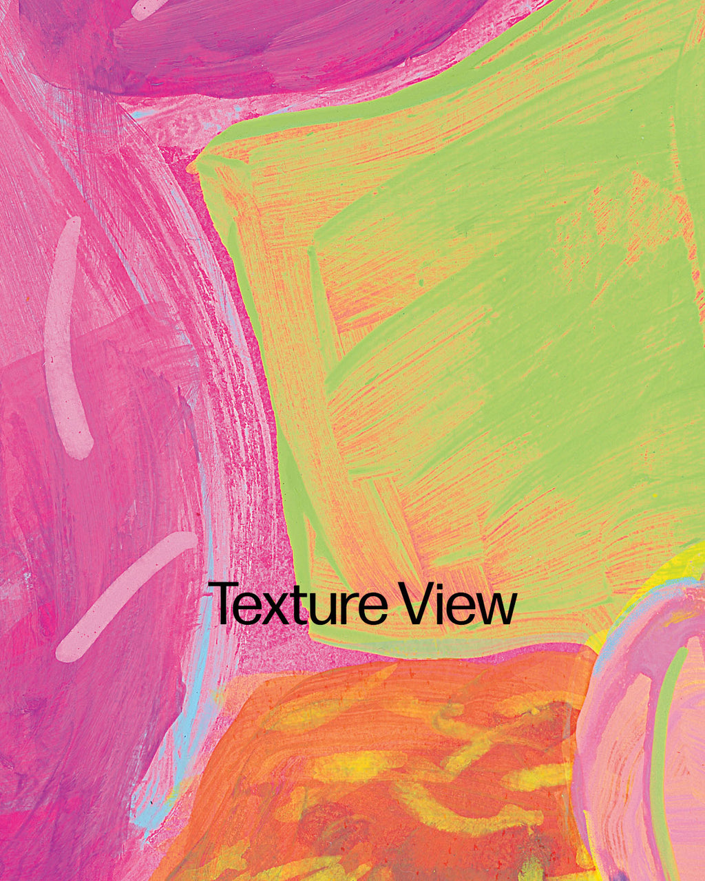 Pink Cactus/Yellow Flowers Poster