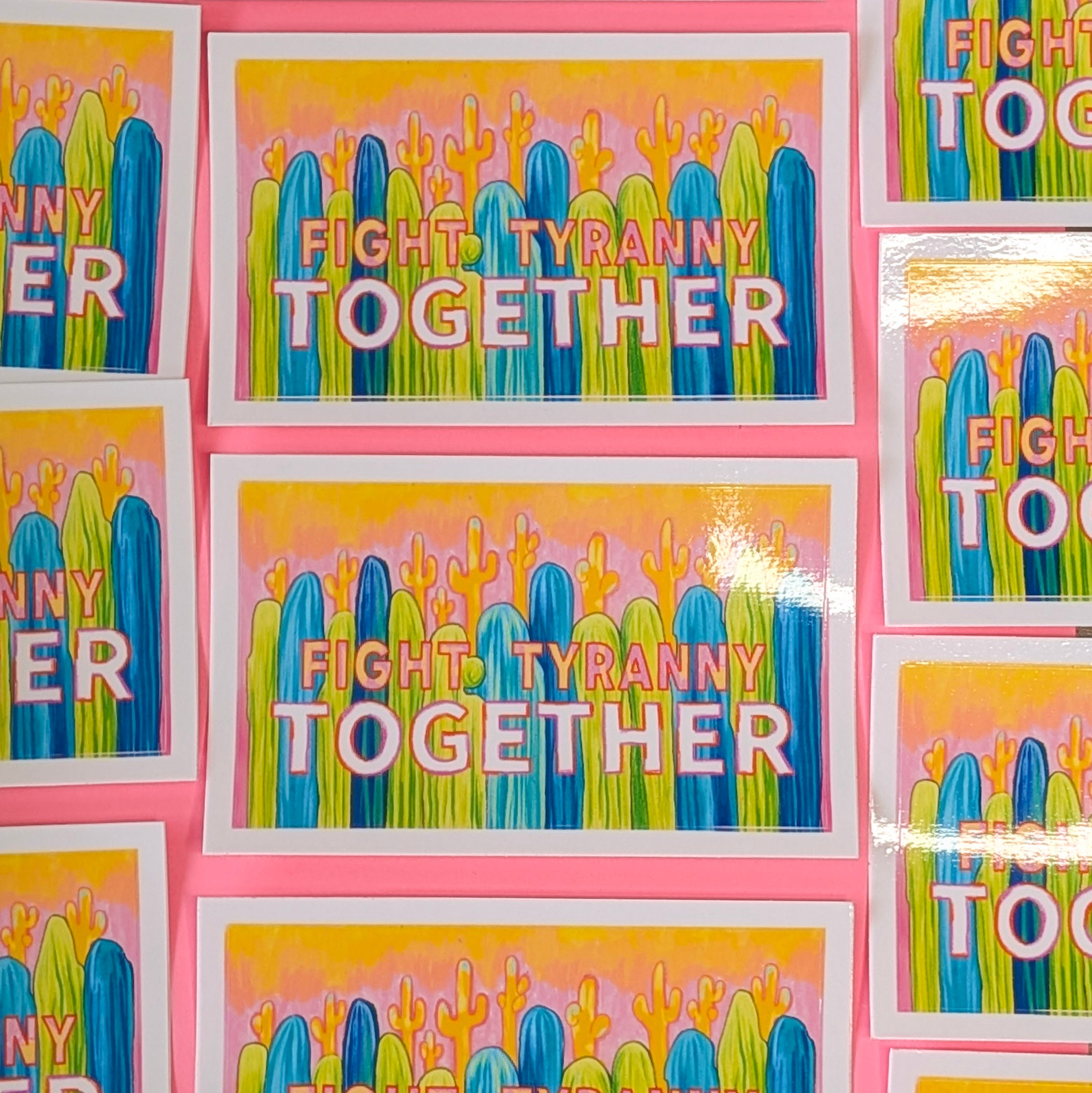 Fight Tyranny Together Sticker