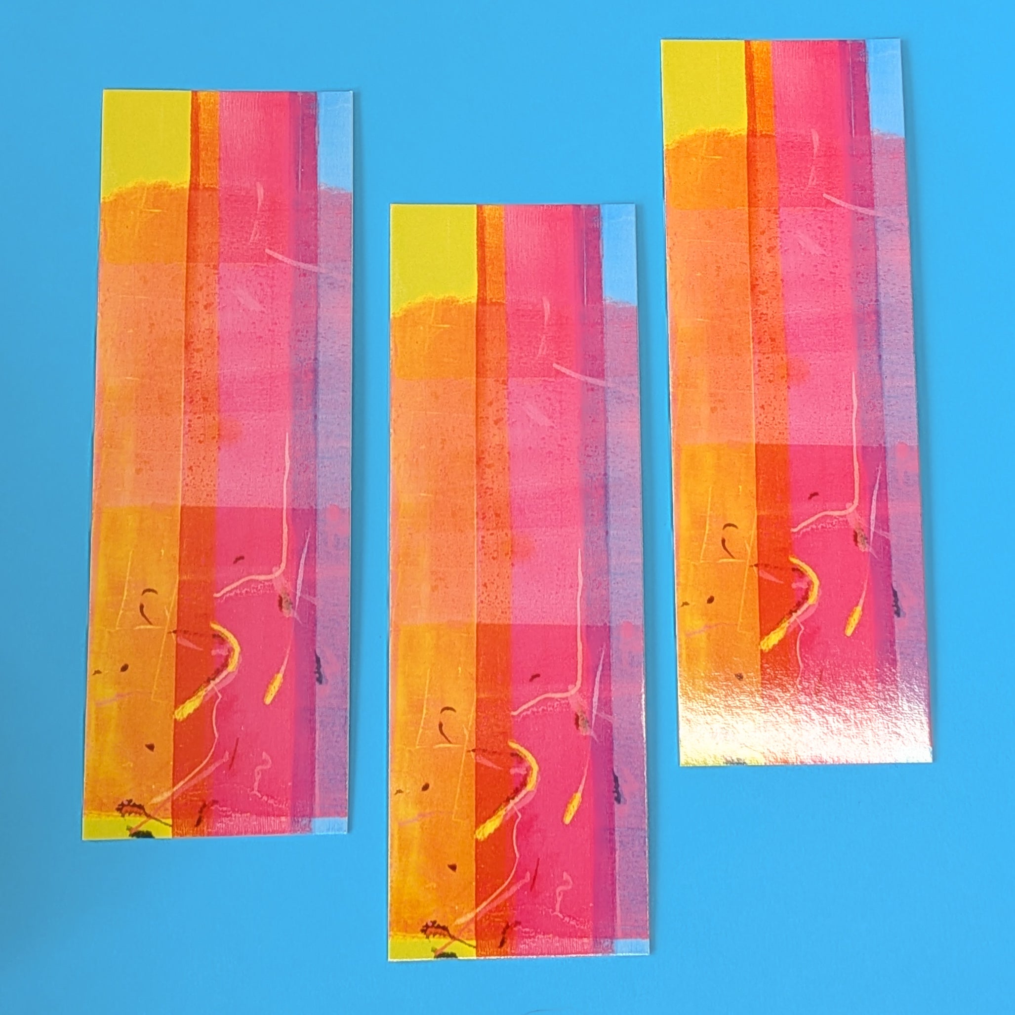 Abstract with Bold Colors Bookmark (#1)