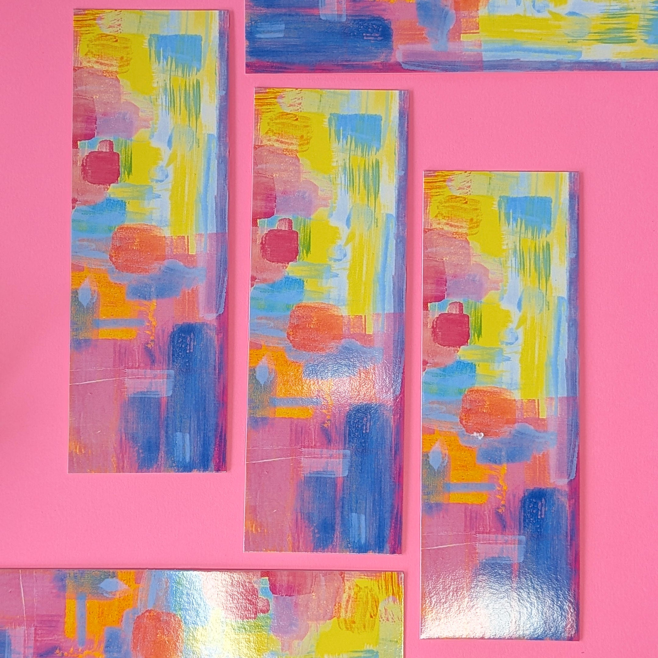 Abstract Colorful and Bold Bookmark #2