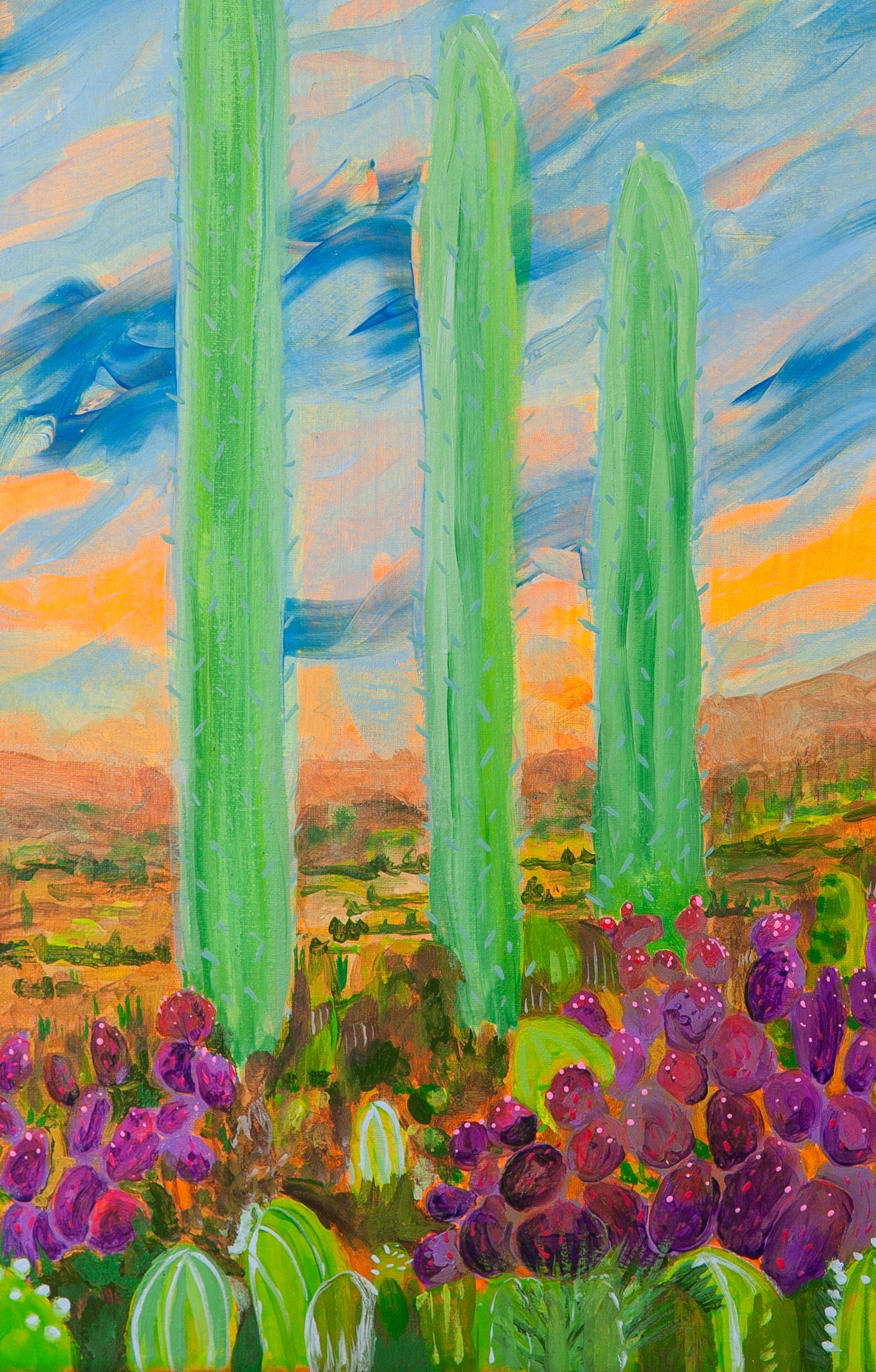 "Three Above the Many" Original Painting