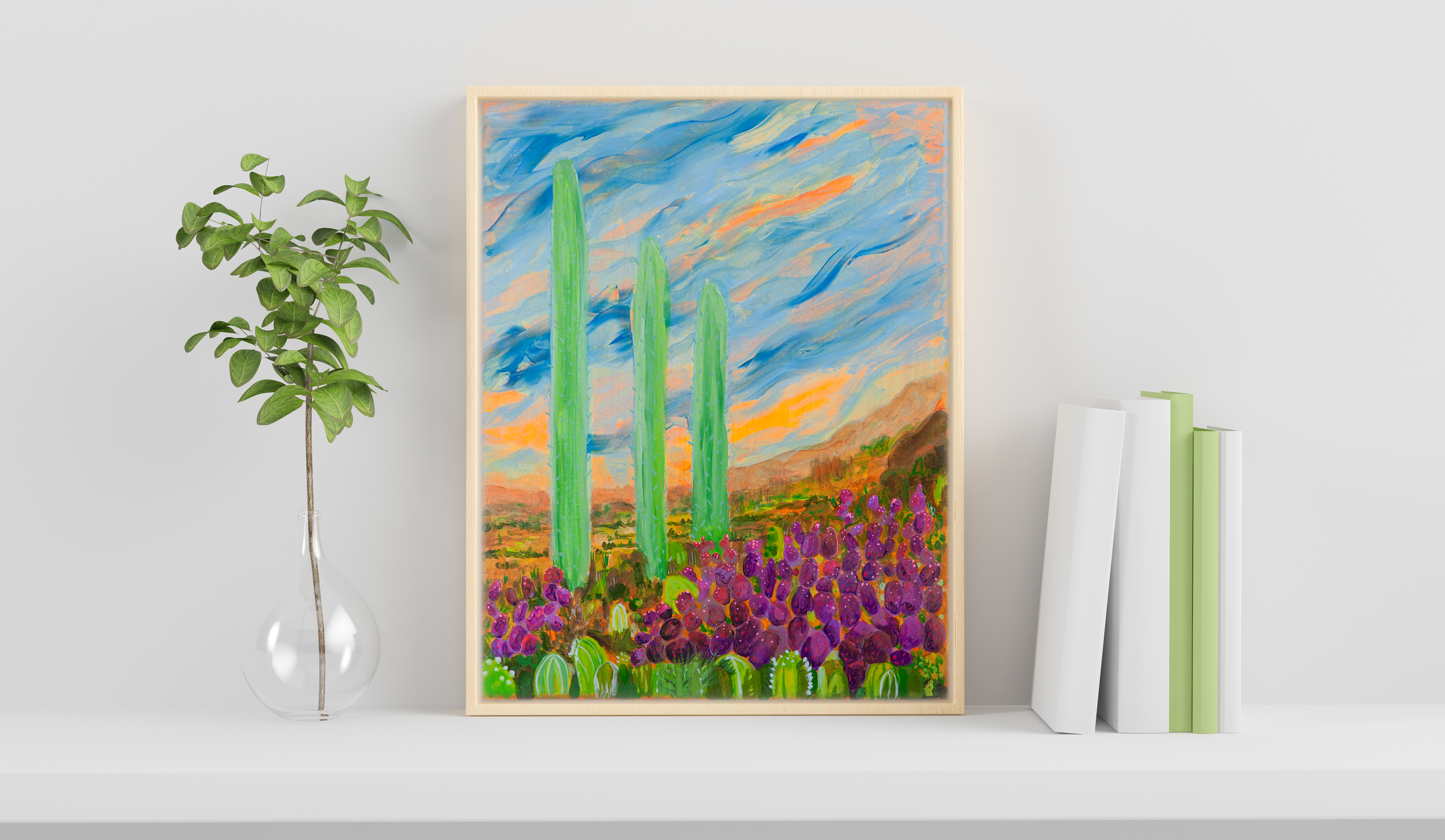 "Three Above the Many" Original Painting