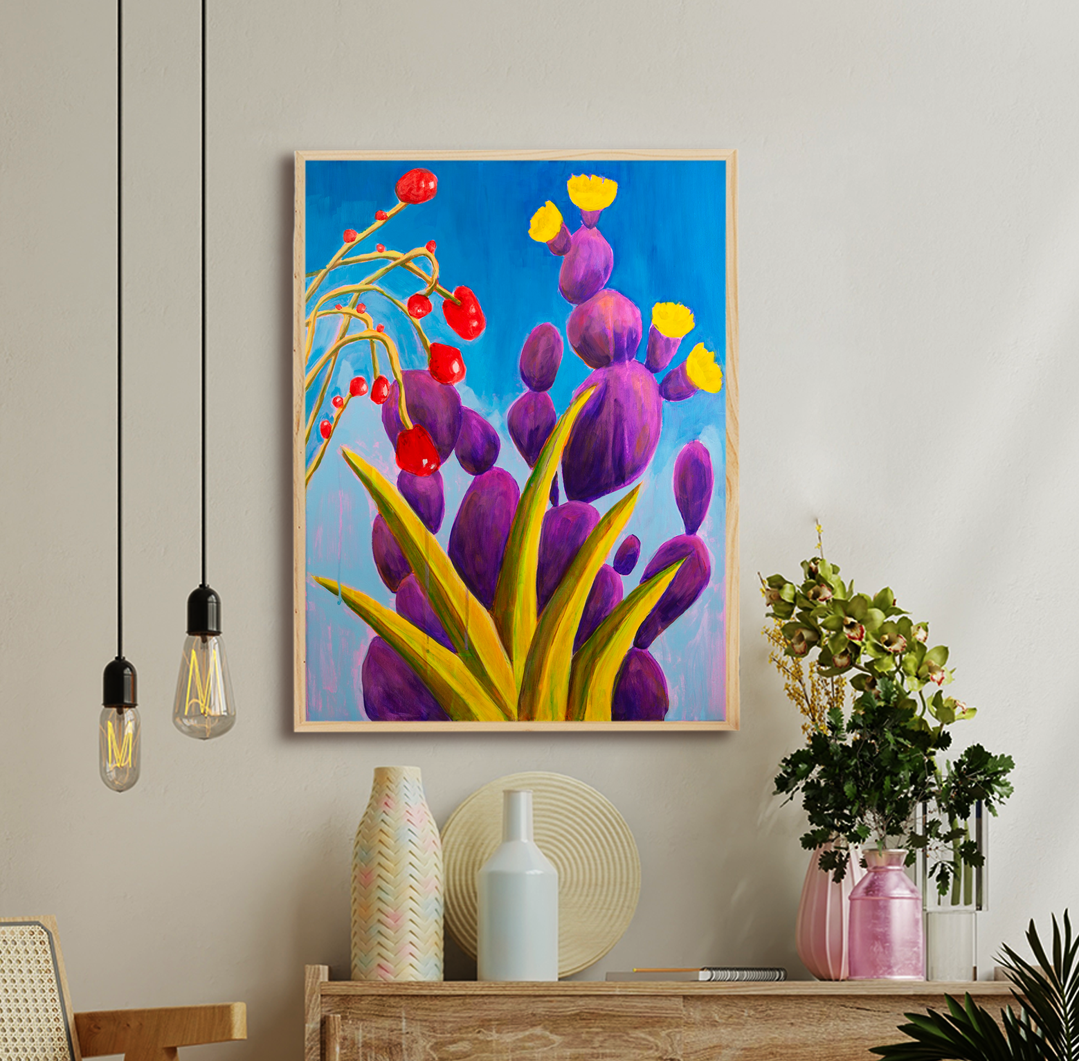 "Through Paddles" Original Painting