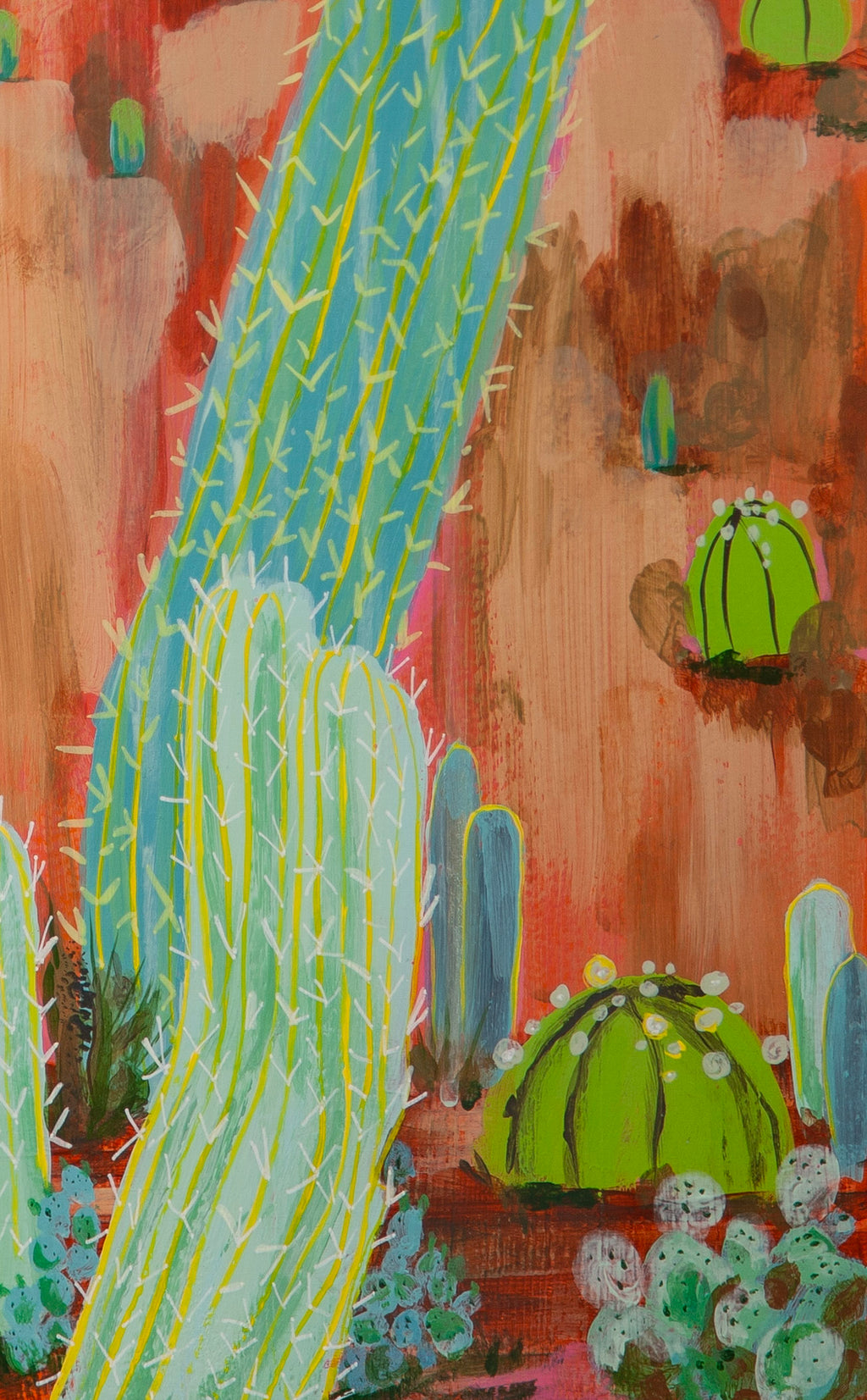 "Up a Hill" Original Painting