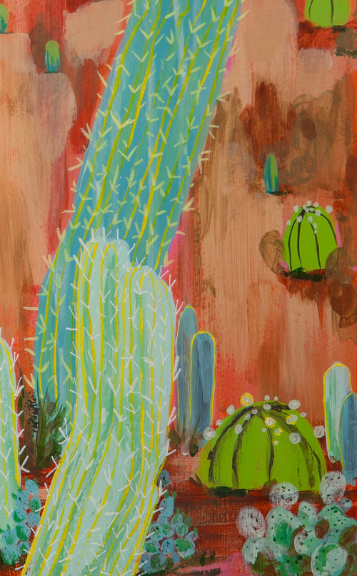 "Up a Hill" Original Painting