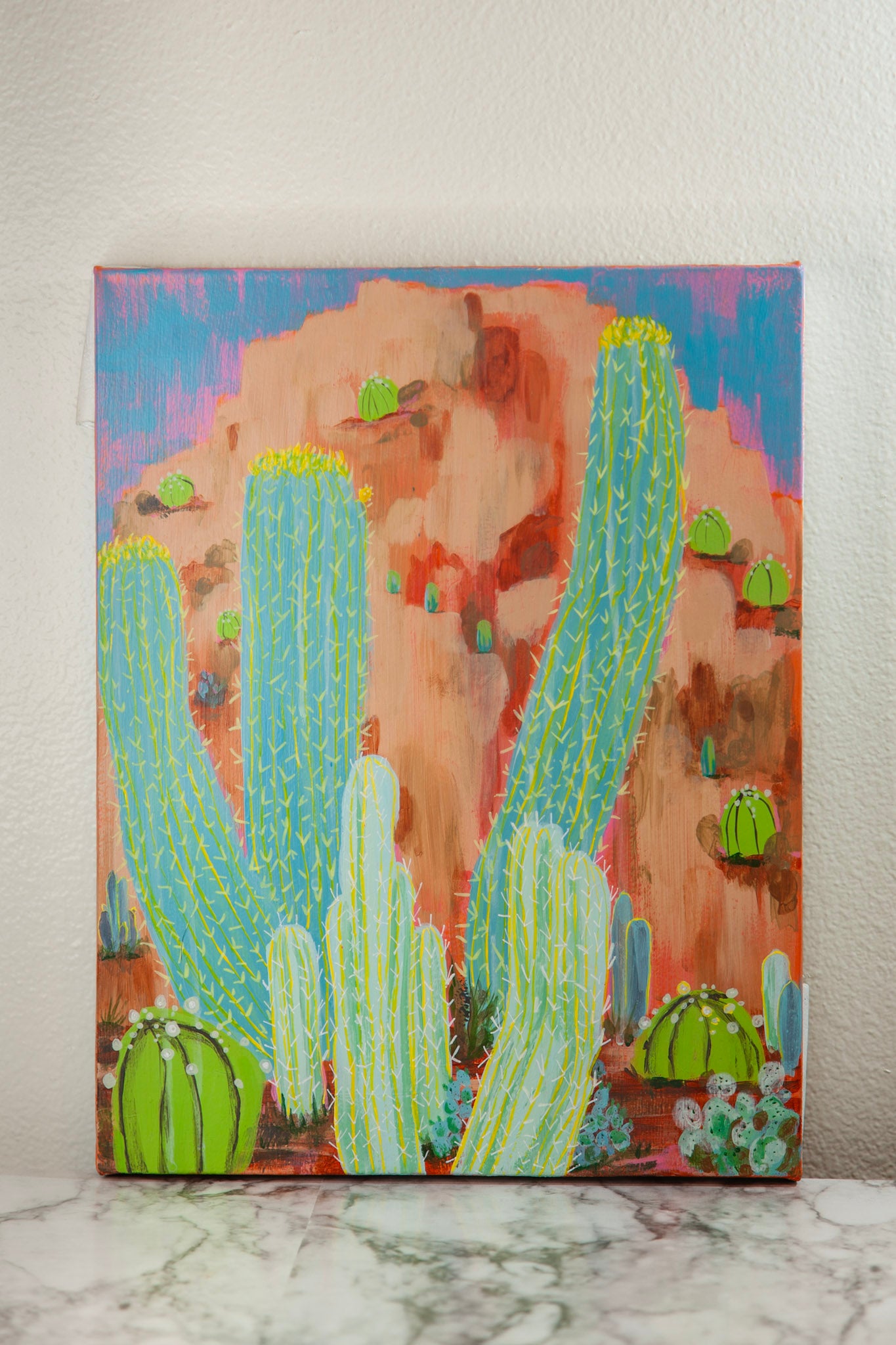 "Up a Hill" Original Painting